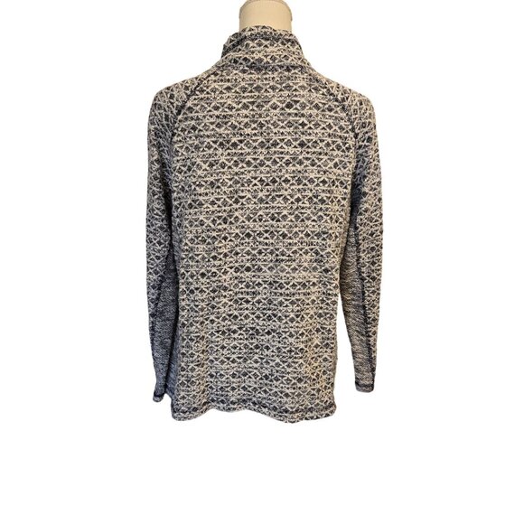 North River Quarter 1/4 Button Long Sleeve Pullover Sweater Women's Large - Picture 3 of 12